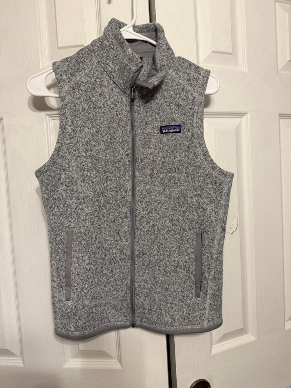 Patagonia Heather Gray Fleece Vest
